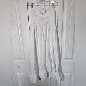 Altar'd State White Strapless Dress